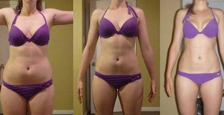 Buckwheat regime photos before and after