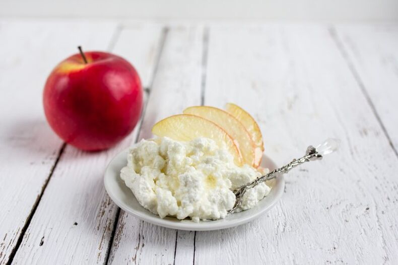 cottage cheese with apples for weight loss